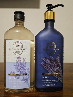Bath and Body Works Lavender Vanilla Body Bundle Set